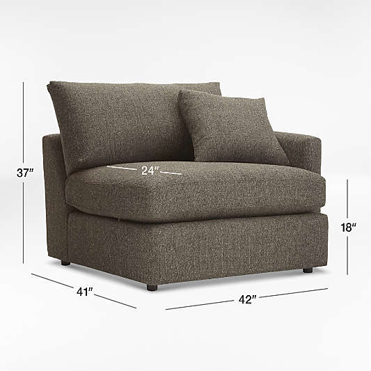 Lounge Right-Arm Chair Sectional Piece