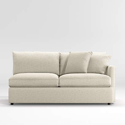 Lounge Right Arm Apartment Sofa Crate, Crate And Barrel Ellyson Sofa