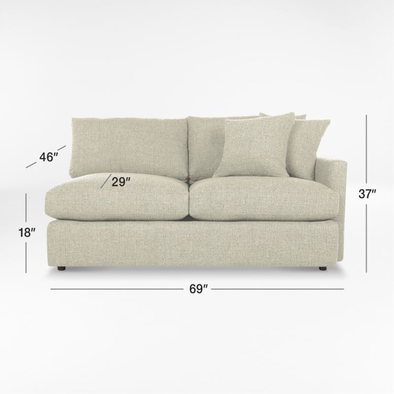 View Lounge Deep Right Arm Apartment Sofa - image 3 of 5