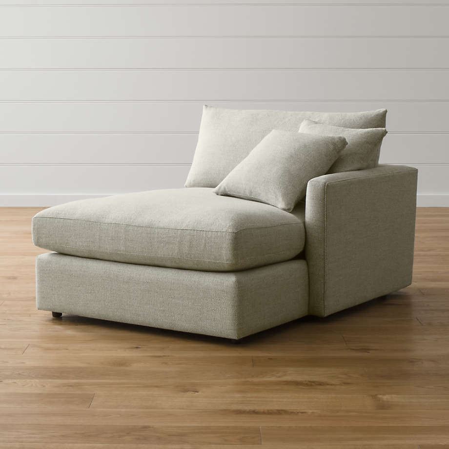 right arm chaise lounge with storage