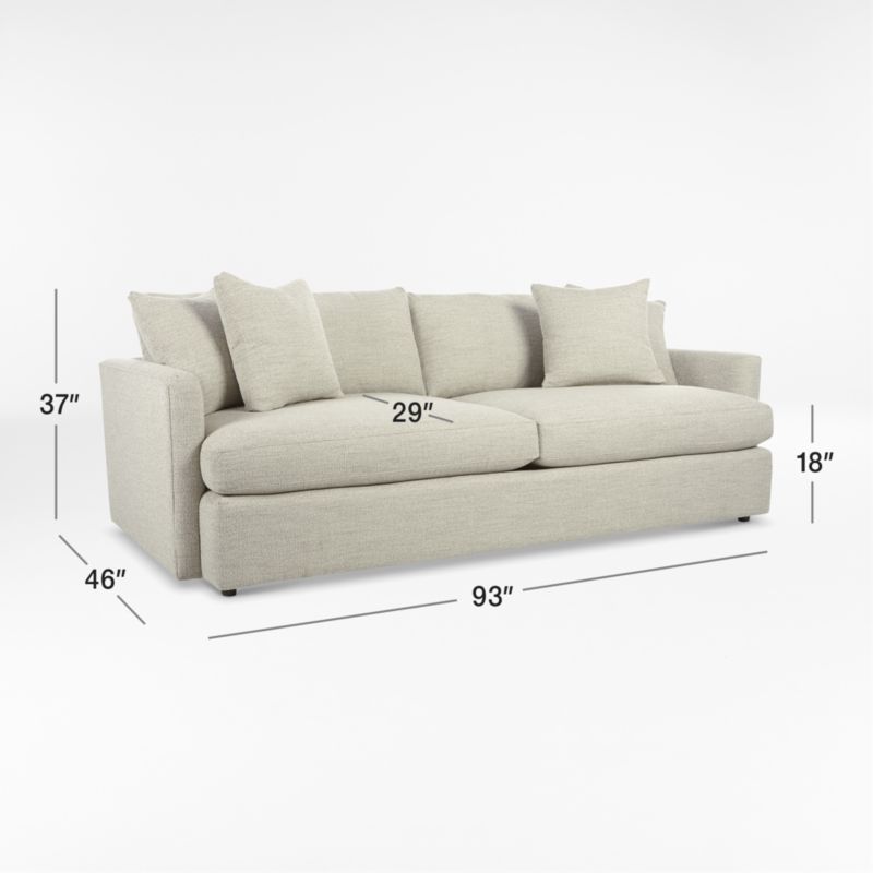 View Lounge Deep Sofa 93" - image 3 of 15