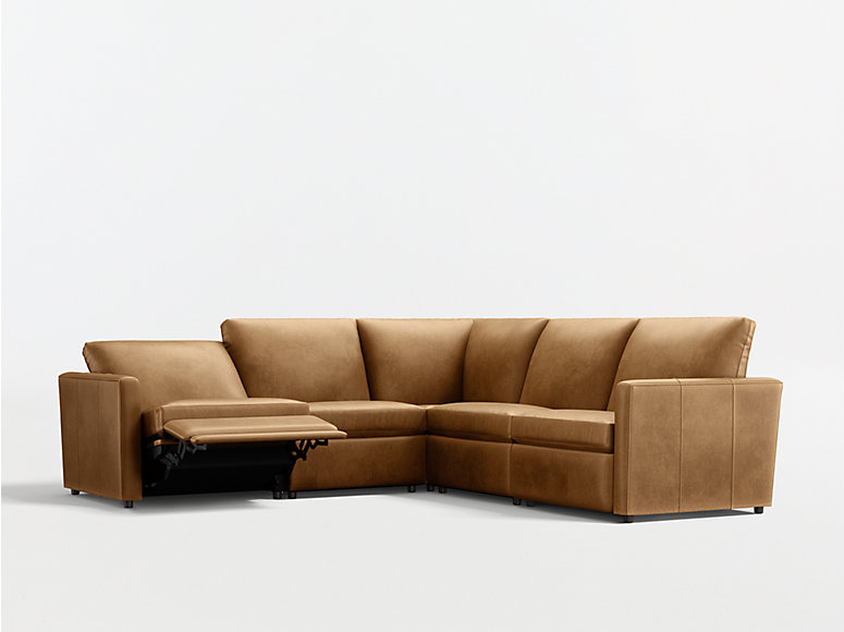 Lounge Leather Power Reclining Sectional Sofas