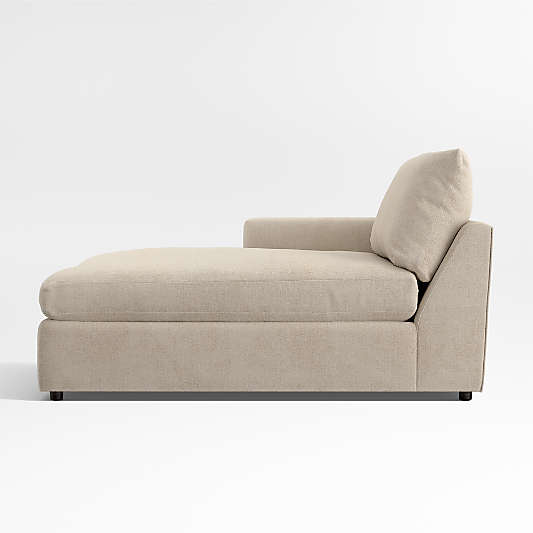 Lounge Left-Arm Extra Wide Chaise Lounge Sectional Piece