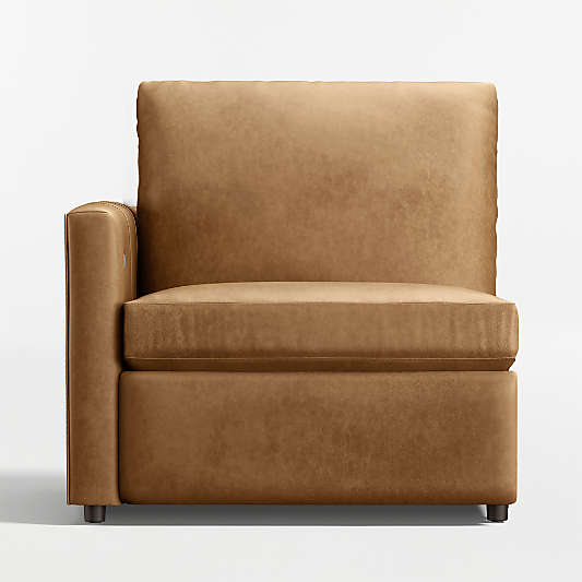 Lounge Leather Power Reclining Left-Arm Chair Sectional Piece