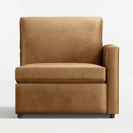 Lounge Leather Power Reclining Right-Arm Chair Sectional Piece