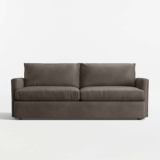 Lounge 49" Leather Twin Sleeper Sofa