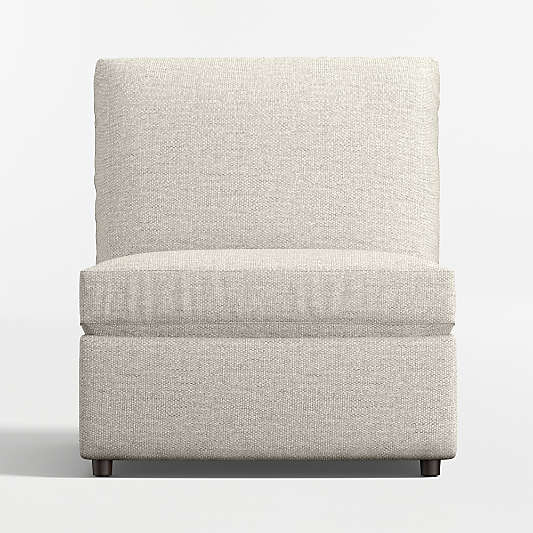 Lounge Stationary Armless Chair Sectional Piece