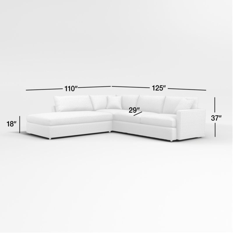 View Lounge 2-Piece Left-Arm Bumper Sectional Sofa - image 2 of 12