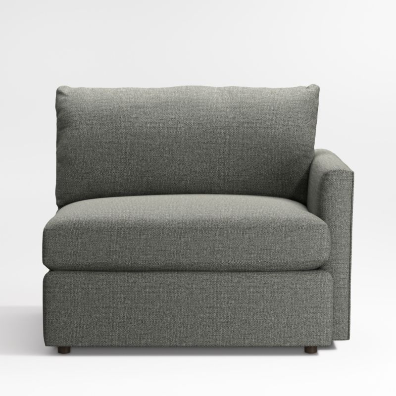 Crate and barrel lounge ii chair and a deals half