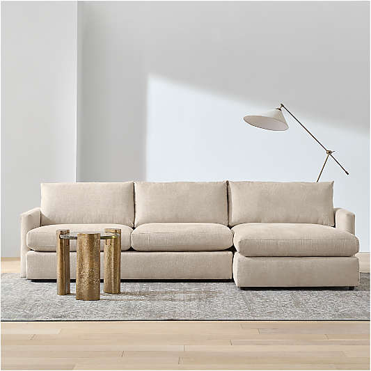 Lounge 2-Piece Sectional Sofa with Chaise Lounge