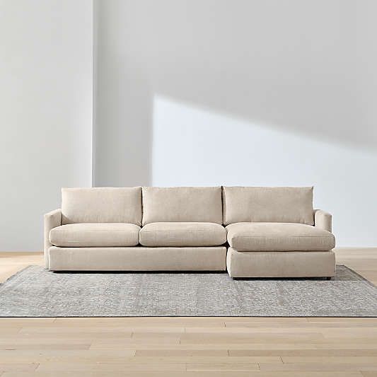 Lounge 2-Piece Sectional Sofa with Chaise Lounge