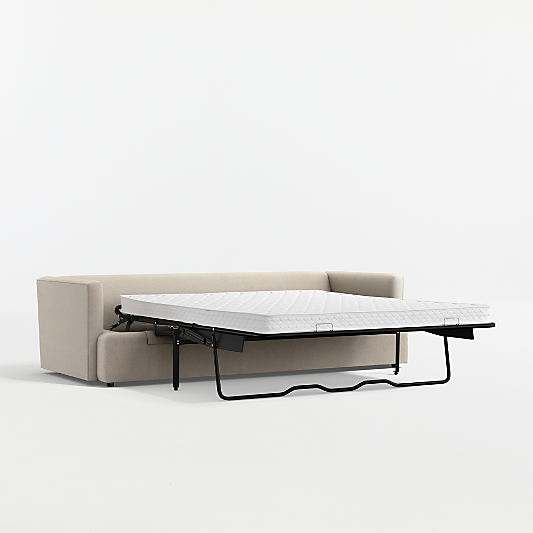 Lounge 93" Reversible Storage Chaise Lounge Queen Sleeper Sectional Sofa