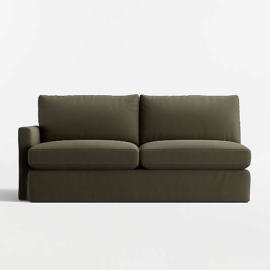 Lounge Left-Arm Sofa Slipcovered Sectional Piece