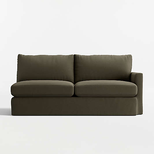 Lounge Right-Arm Sofa Slipcovered Sectional Piece