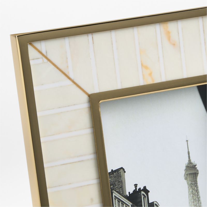 Love Story Ivory and Gold Resin 4"x6" Picture Frame by Laura Harrier and Tiffany Howell - image 4 of 7