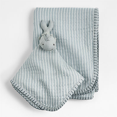 View Whale Lovey and Baby Stroller Blanket Gift Set details