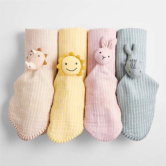 Bunny Lovey and Baby Stroller Blanket Gift Set