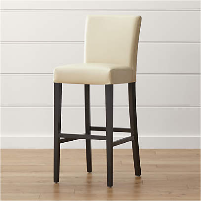 Crate and barrel 2025 bar stools leather