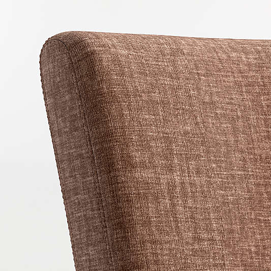 Lowe Doux Sienna Upholstered Dining Chair with Ebony Wood Legs