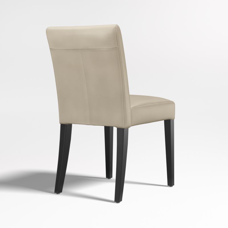 Lowe Bone Leather Dining Chair with Ebony Wood Legs - image 5 of 6