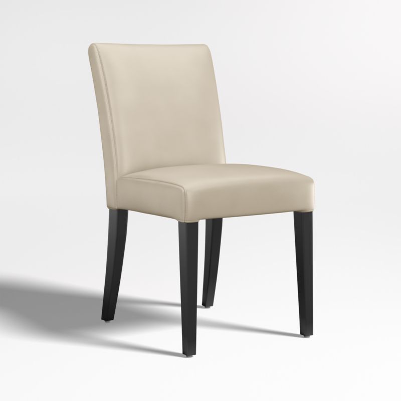 Lowe Bone Leather Dining Chair with Ebony Wood Legs - image 3 of 6