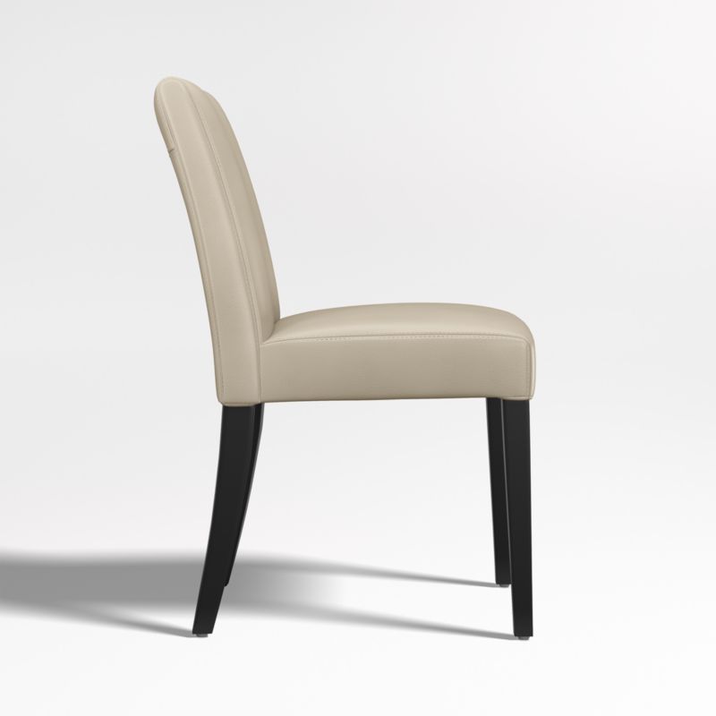 Lowe Bone Leather Dining Chair with Ebony Wood Legs - image 4 of 6