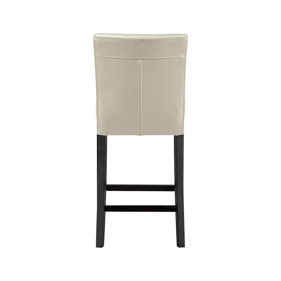 Crate and barrel discount leather counter stools