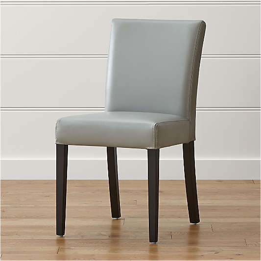 Lowe Pewter Leather Dining Chair