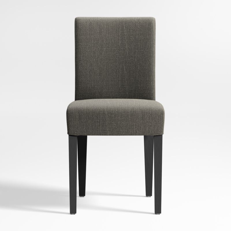 Lowe Charcoal Upholstered Dining Chair with Ebony Wood Legs - image 0 of 6