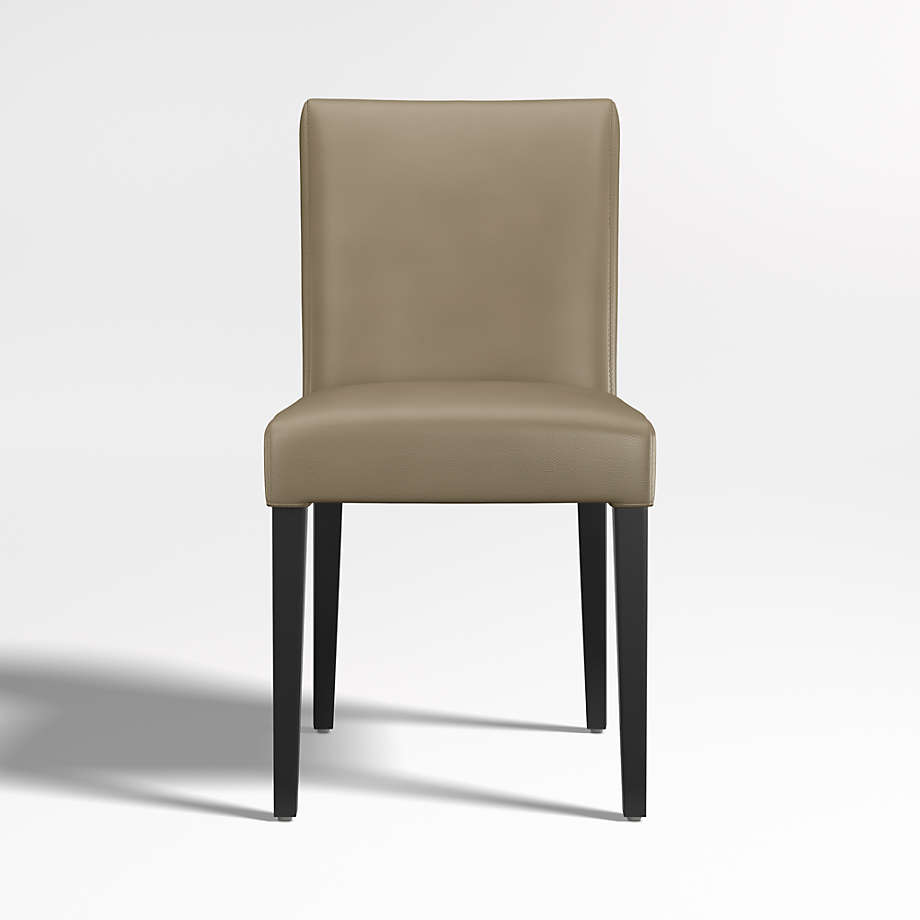 Lowe Moss Leather Dining Chair + Reviews | Crate & Barrel