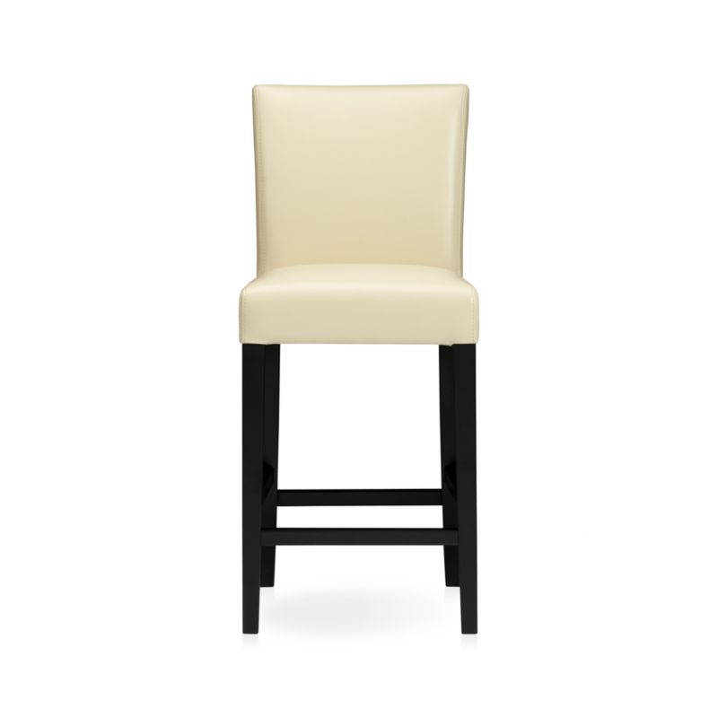 Lowe Ivory Leather Counter Stool - image 4 of 5