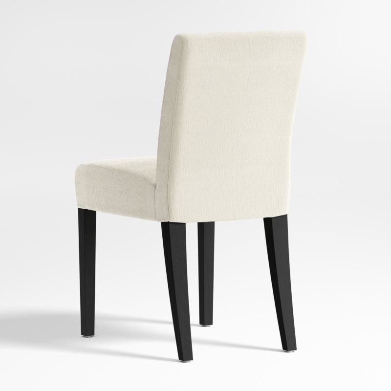 Lowe Ivory Upholstered Dining Chair with Ebony Wood Legs - image 5 of 6