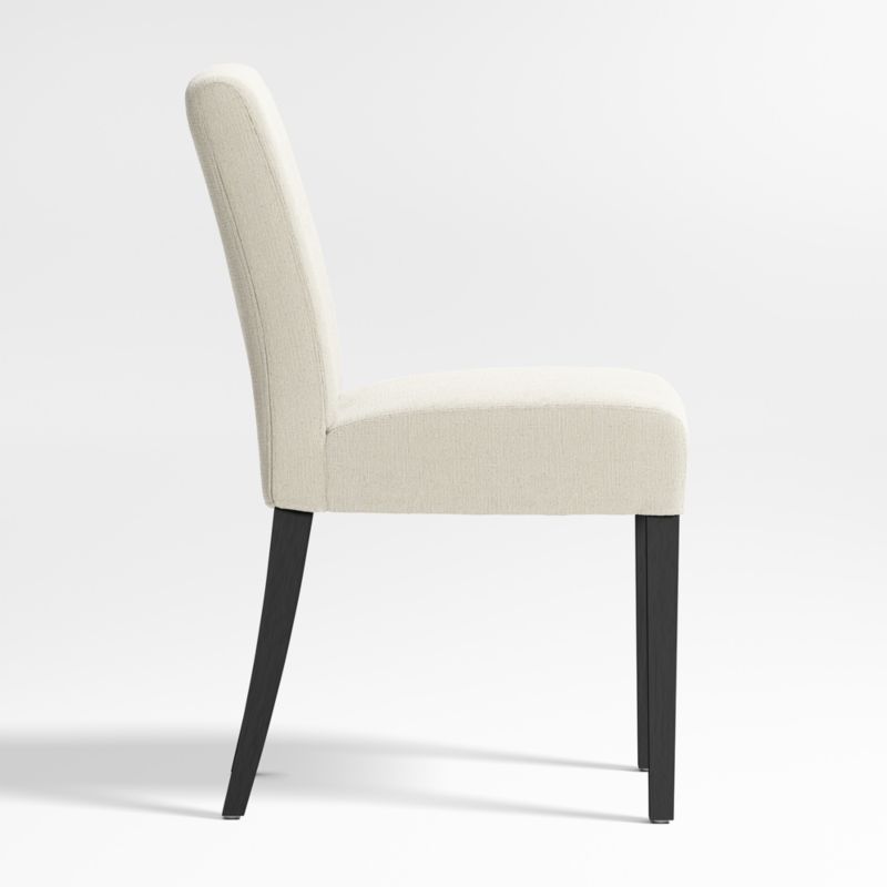 Lowe Ivory Upholstered Dining Chair with Ebony Wood Legs - image 4 of 6