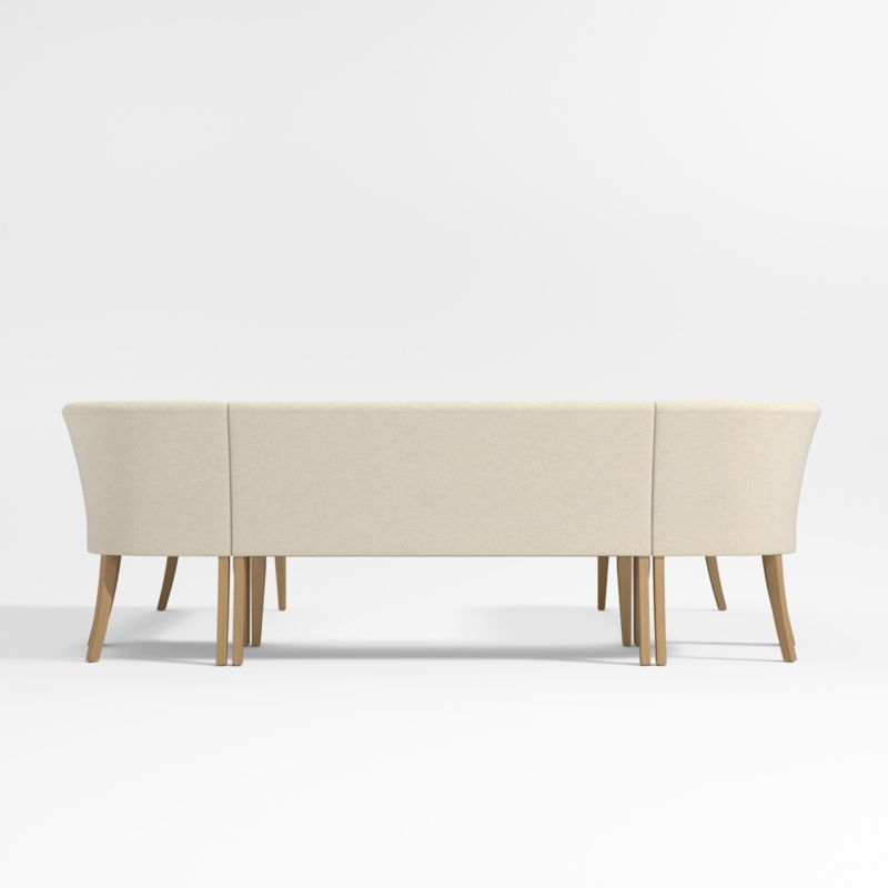 Lowe Ivory U-Shaped Dining Banquette