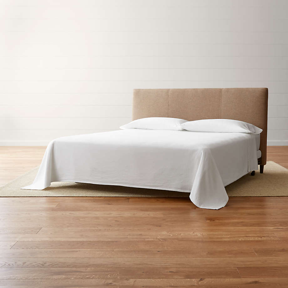 Lowe Khaki Upholstered King Headboard Crate & Barrel Canada