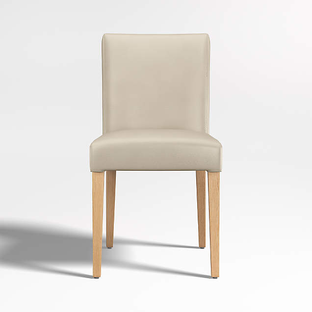 Folio Merlot TopGrain Leather Dining Chair + Reviews Crate & Barrel