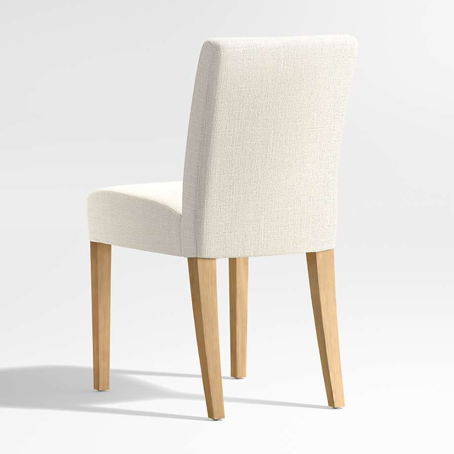 White cushioned dining deals chairs