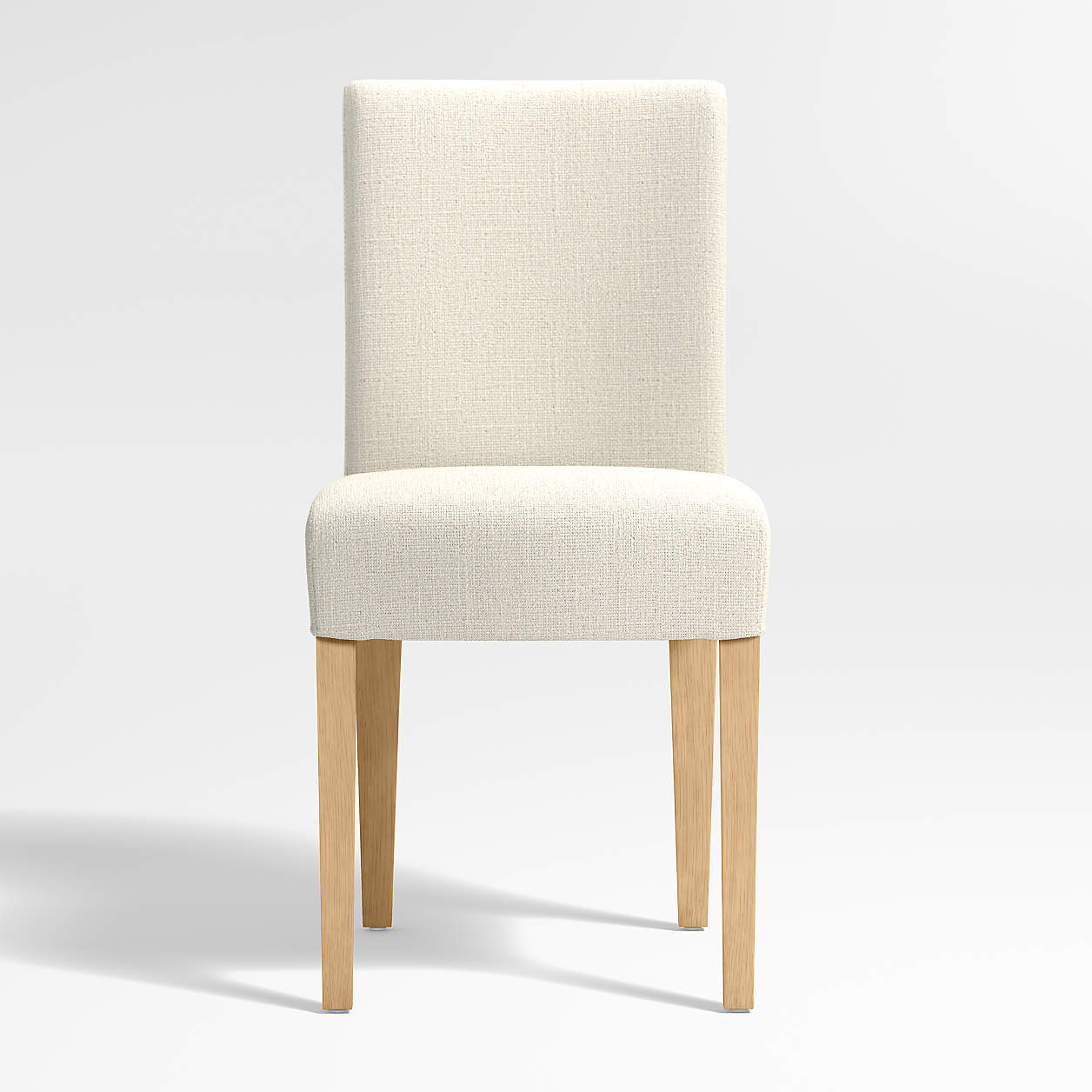 Lowe Ivory Upholstered Dining Chair + Reviews | Crate & Barrel