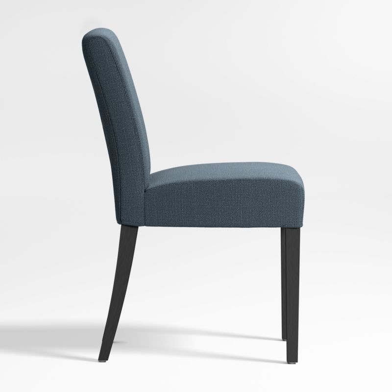 Lowe Navy Upholstered Dining Chair with Ebony Wood Legs - image 2 of 5