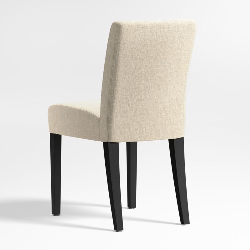 Lowe Taupe Upholstered Dining Chair with Ebony Wood Legs - image 5 of 6