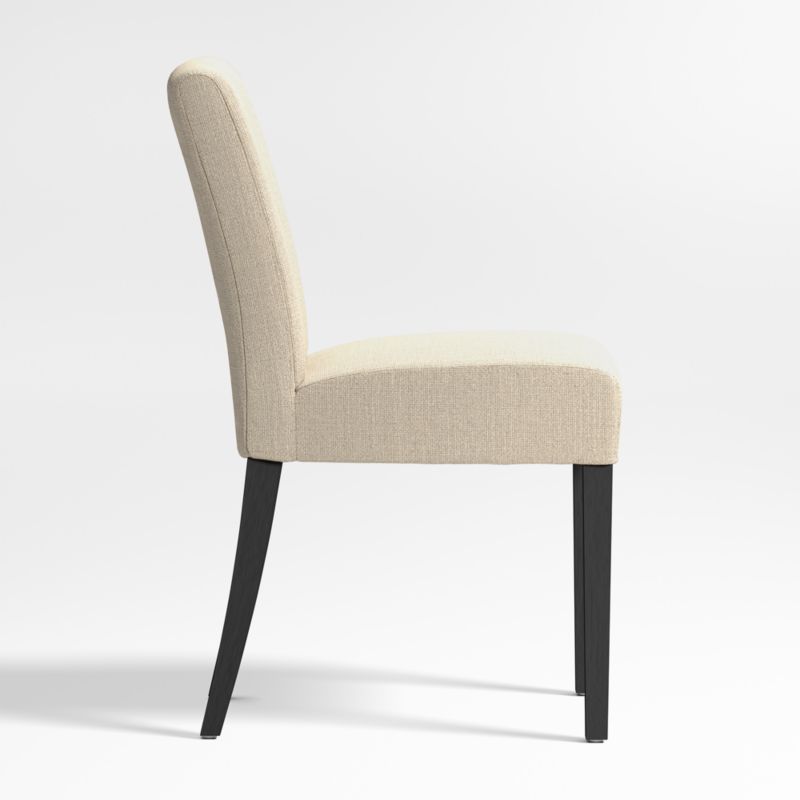 Lowe Taupe Upholstered Dining Chair with Ebony Wood Legs - image 4 of 6