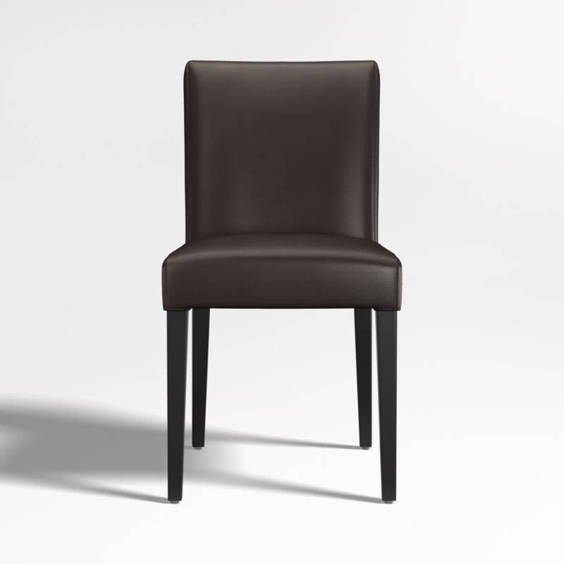 Lowe Chocolate Leather Dining Chair, Set of 4