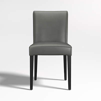 Lowe Smoke Leather Dining Chair