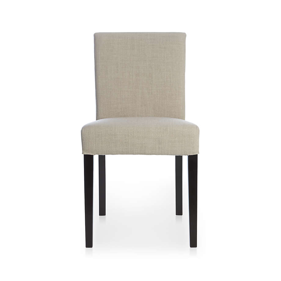 lowe pewter upholstered dining chair