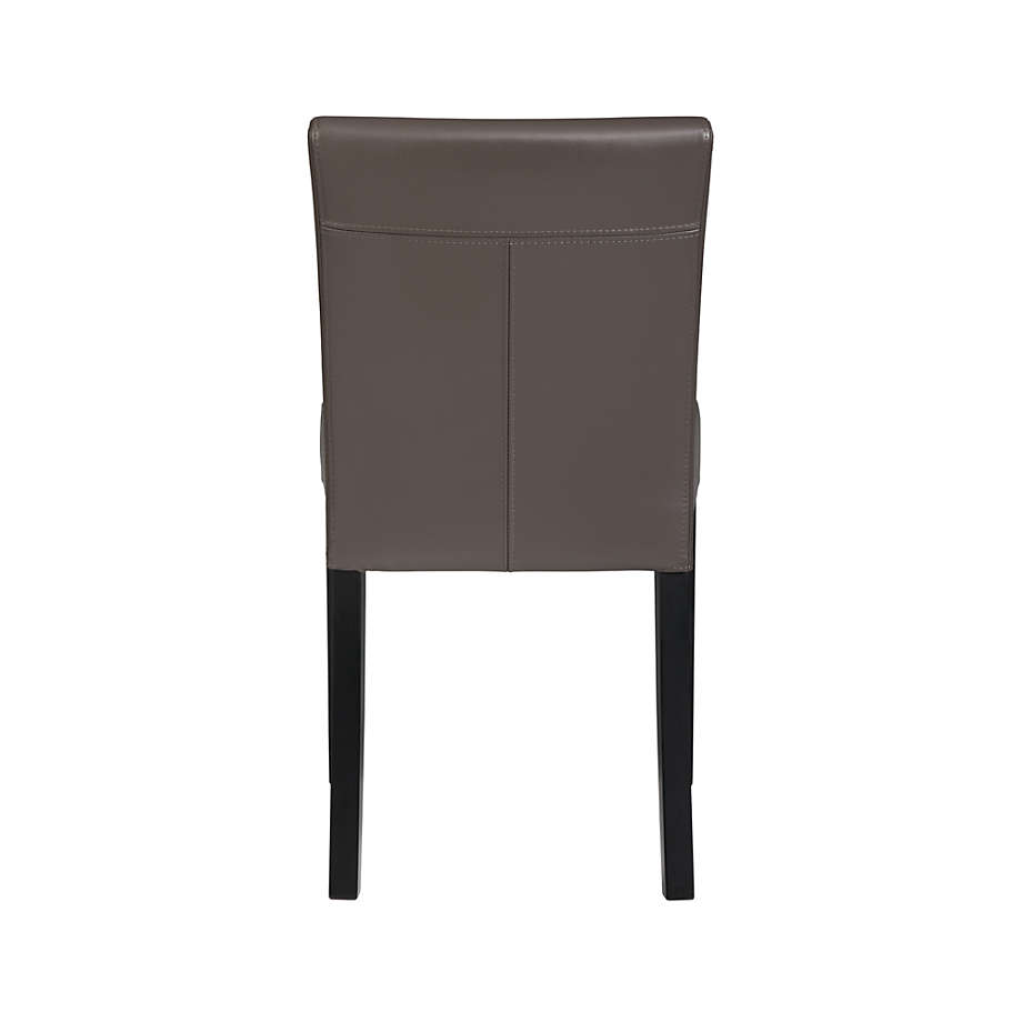 Crate Barrel Lowe Smoke Leather Dining Chair Yorkdale Mall