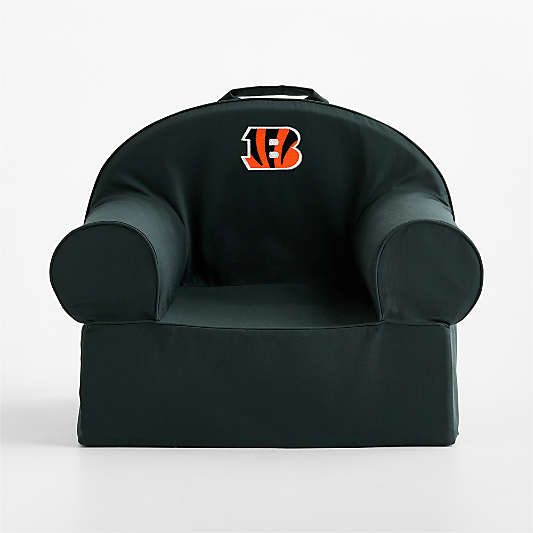 NFL Cincinnati Bengals Large Spruce Green Organic Cotton Kids Lounge Nod Chair
