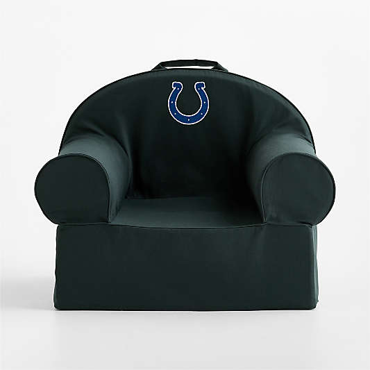 NFL Indianapolis Colts Large Spruce Green Organic Cotton Kids Lounge Nod Chair