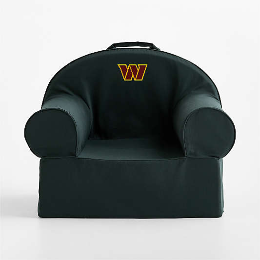 NFL Washington Commanders Large Spruce Green Organic Cotton Kids Lounge Nod Chair
