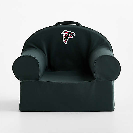 NFL Atlanta Falcons Large Spruce Green Organic Cotton Kids Lounge Nod Chair