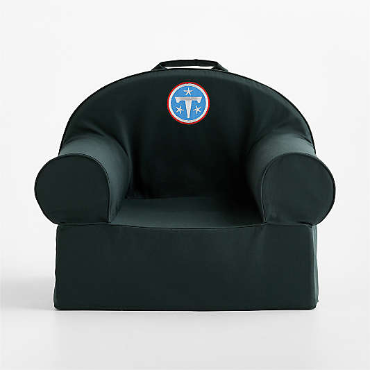 NFL Tennessee Titans Large Spruce Green Organic Cotton Kids Lounge Nod Chair
